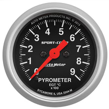 Load image into Gallery viewer, AutoMeter Sport-Comp 52.4mm 0-900 Deg C Electronic Pyrometer Gauge (3344-M)