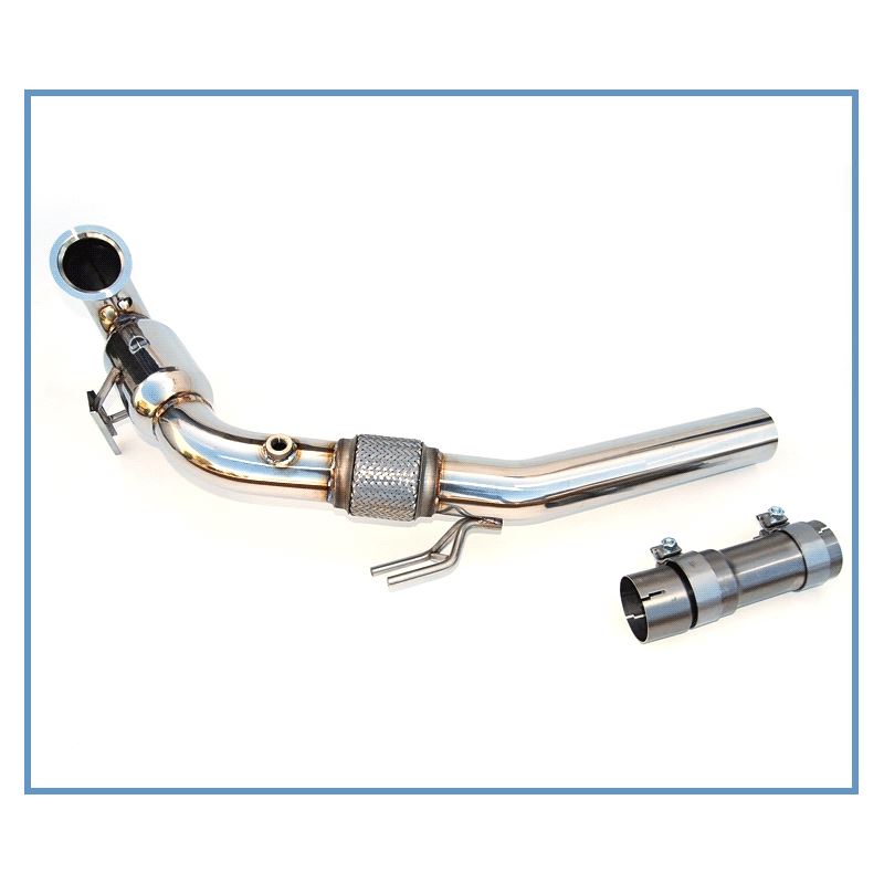 Invidia 13+ VW Golf GTI Downpipe with High Flow Cat (HS13GF7DPC)