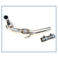 Load image into Gallery viewer, Invidia 13+ VW Golf GTI Downpipe with High Flow Cat (HS13GF7DPC)