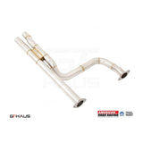 GTHAUS American Roar Section 1 (Front-Pipe) 76mm piping with Velocity Chamber; Stainless Steel (DD0613001)