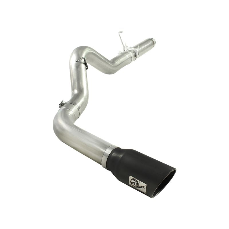 aFe ATLAS 5 IN Aluminized Steel DPF-Back Exhaust System w/Black Tip (49-02016-B)