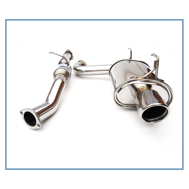 Invidia 00+ S2000 Q300 Rolled Stainless Steel Single Tip Cat-back Exhaust (HS00HS1GS3)