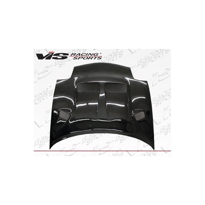 VIS Racing KS Style Black Carbon Fiber Hood (93MZRX72DKS-010C)