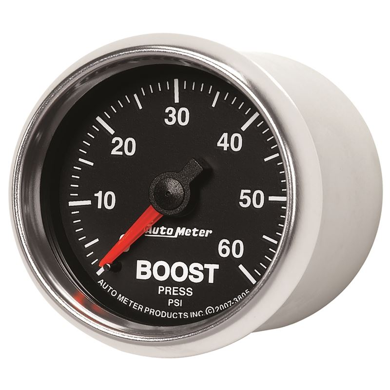 AutoMeter GS 52mm 0-60 psi Mechanical Boost Gauge (3805)