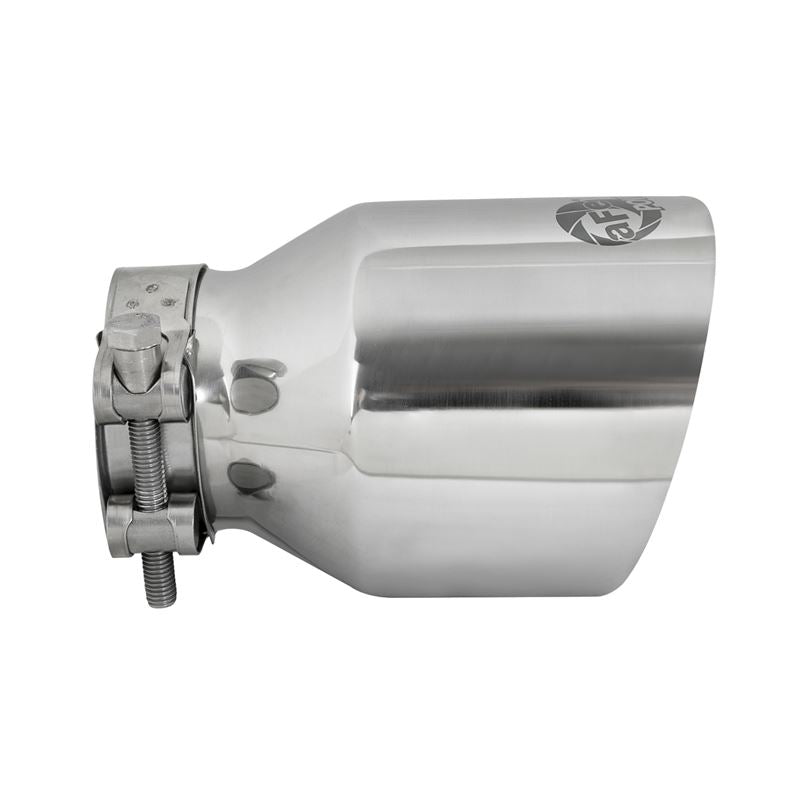 aFe MACH Force-Xp 304 Stainless Steel Clamp-on Exhaust Tip Polished (49T25404-P06)