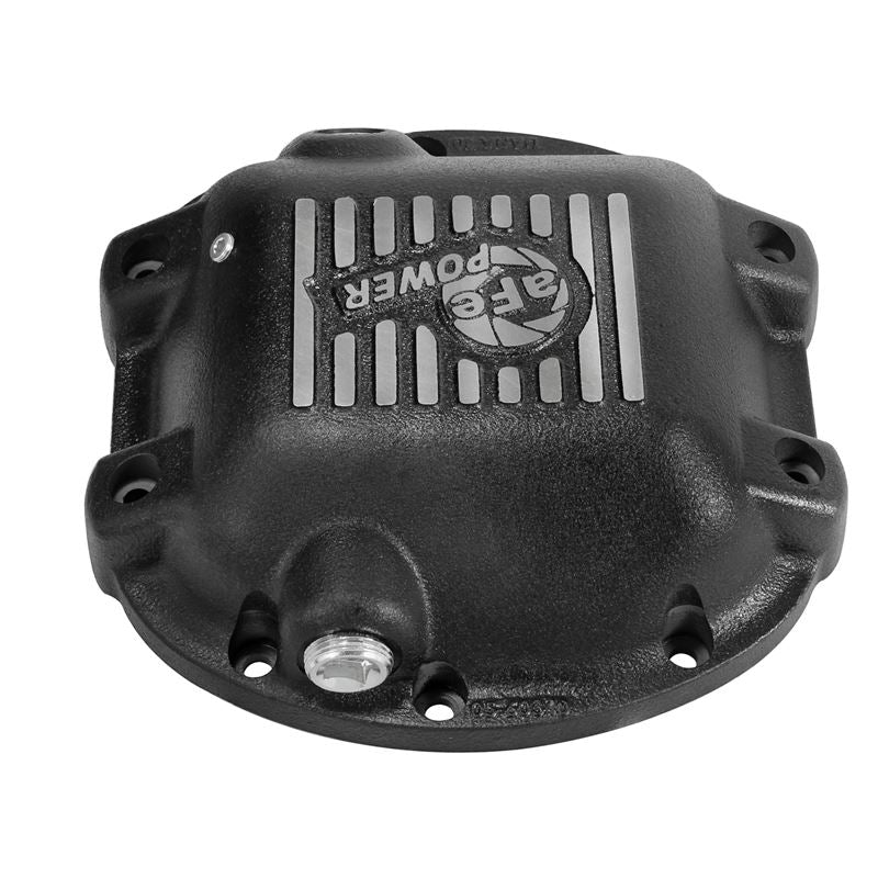 aFe Pro Series Front Differential Cover Black w/ Machined Fins (46-70192)