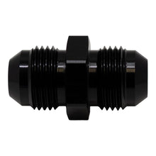 Load image into Gallery viewer, DeatschWerks 8AN Male Flare to 8AN Male Flare Coupler - Anodized Matte Black(6-02-0204-B)