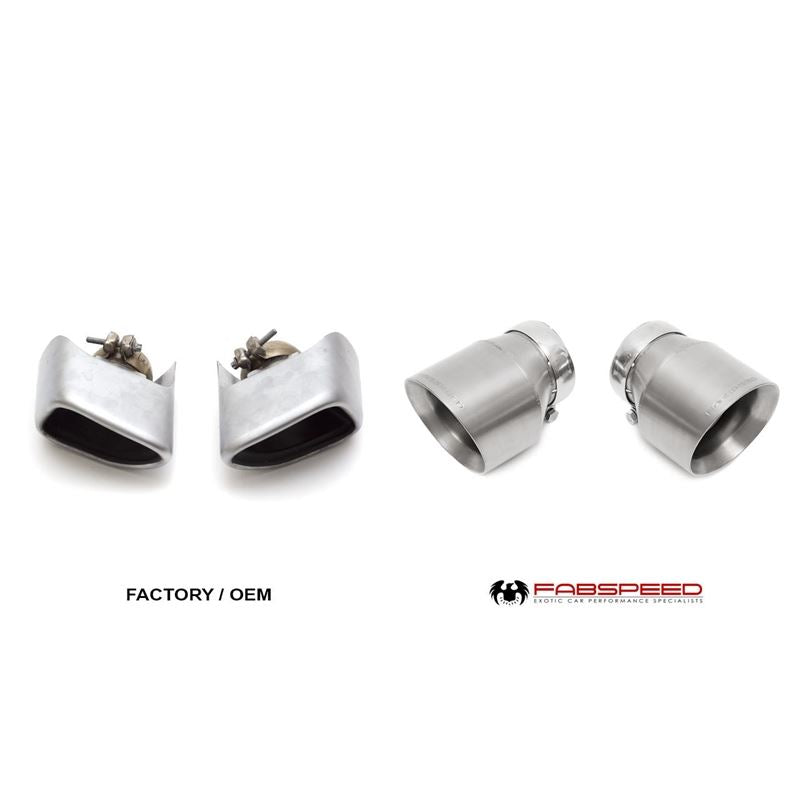 Fabspeed 570S/570GT/540C Deluxe Bolt-On 4.5" Titanium Tips (FS.MCL.570S.DTP)