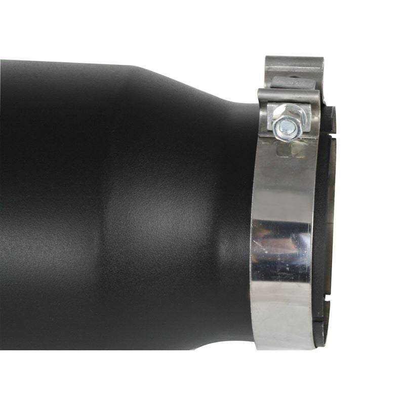 aFe MACH Force-Xp 409 Stainless Steel Clamp-on Exhaust Tip Black Right Side Exit (49T50701-B15)