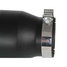 Load image into Gallery viewer, aFe MACH Force-Xp 409 Stainless Steel Clamp-on Exhaust Tip Black Right Side Exit (49T50701-B15)