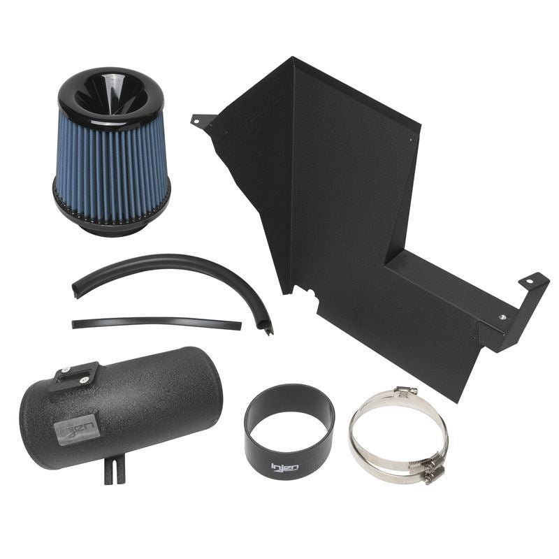 Injen Wrinkle Black SP Aluminum Series Air Intake System for 20-22 BMW M340i (SP1140WB)