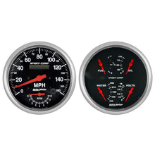 Load image into Gallery viewer, AutoMeter 5&quot; QUAD GA &amp; TACH/ SPEEDO COMBO, SPORT-COMP (3505)