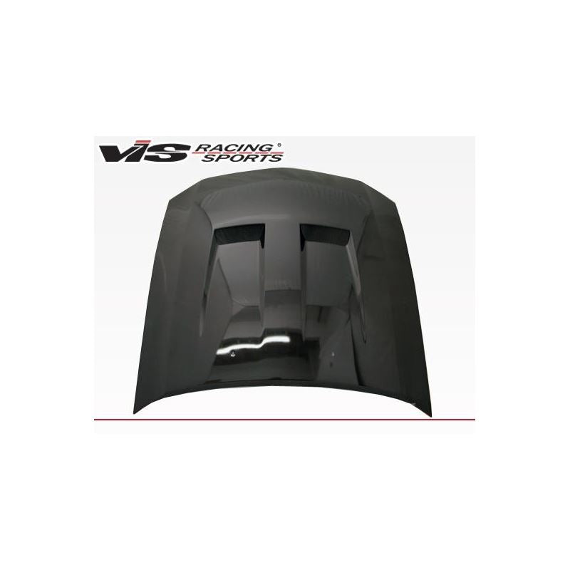 VIS Racing Heat Extractor Style Black Carbon Fiber Hood (05FDMUS2DGT-010C)