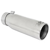 aFe MACH Force-Xp 304 Stainless Steel Clamp-on Exhaust Tip Polished (49-92043-P)