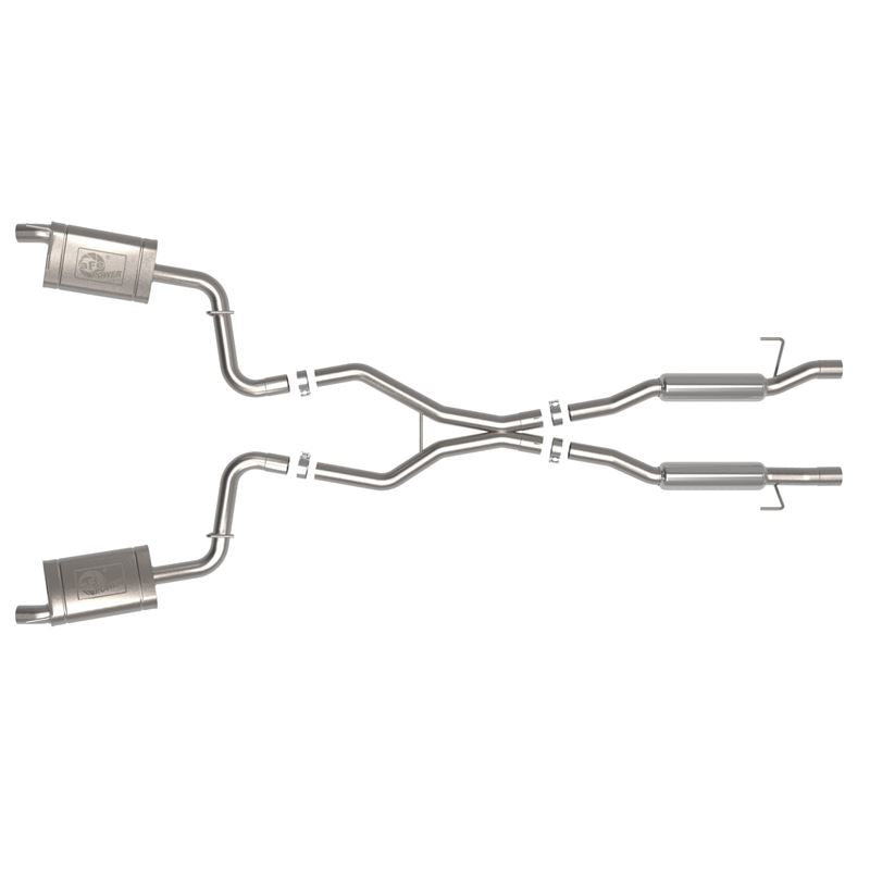 aFe POWER Vulcan Series 2-1/4 IN to 2-1/2 IN Stainless Steel Cat-Back Exhaust System (49-38100)