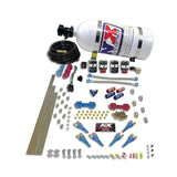 Nitrous Express Pro-Shk/Alc 4 Solenoids Nitrous Kit (250-650HP) w/Composite Bottle (90065-12)