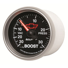 Load image into Gallery viewer, AutoMeter Sport-Comp II GM 52mm 30 PSI Mechanical Boost Vacumm Gauge (3603-00406)