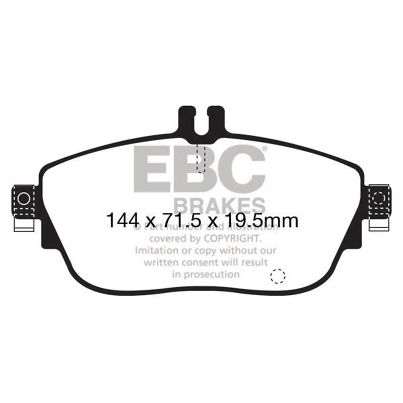 EBC Redstuff Ceramic Low Dust Brake Pads (DP32165C)