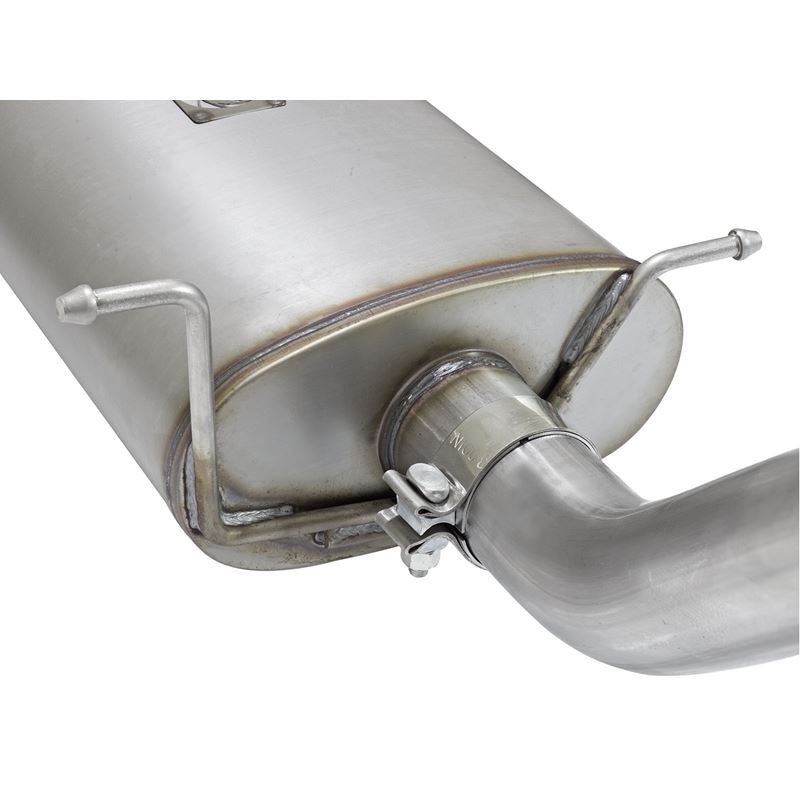 aFe MACH Force-Xp 3 IN 409 Stainless Steel Cat-Back Exhaust System w/Black Tip (49-44072-B)