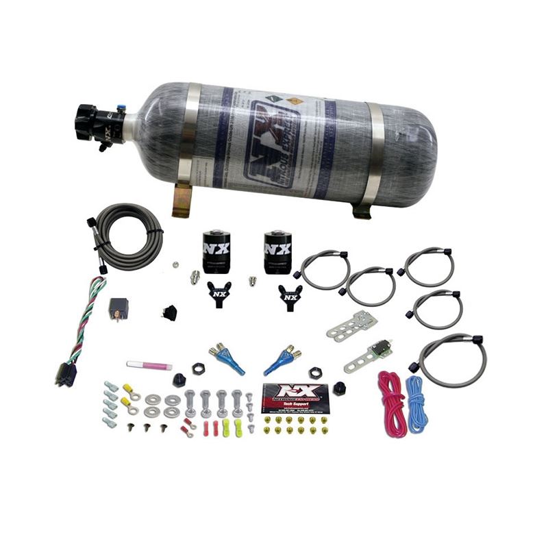 Nitrous Express 08-10 Dodge Viper EFI Dual Nozzle (100-300HP) w/Composite Bottle (20325-12)