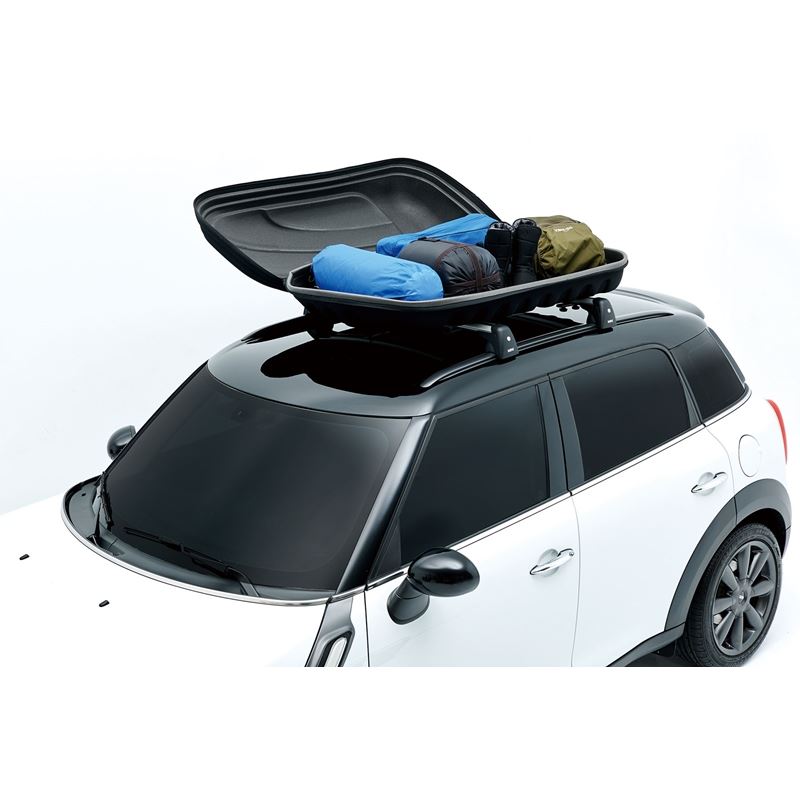 3D Maxpider SHELL ROOF BOX WITH RACK SIZE: L 47.2"x31.5"x10.2" (120x80x26cm) BROWN (6064L-18)