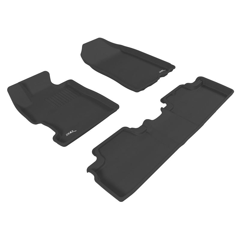 3D Maxpider KAGU Floor Mat, BLACK, 1ST ROW/2ND ROW (L1HD03601509)