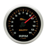 AutoMeter Pro-Cycle Gauge Tach 3 3/4in 14K Rpm 2 and 4 Cylinder Black (19231)