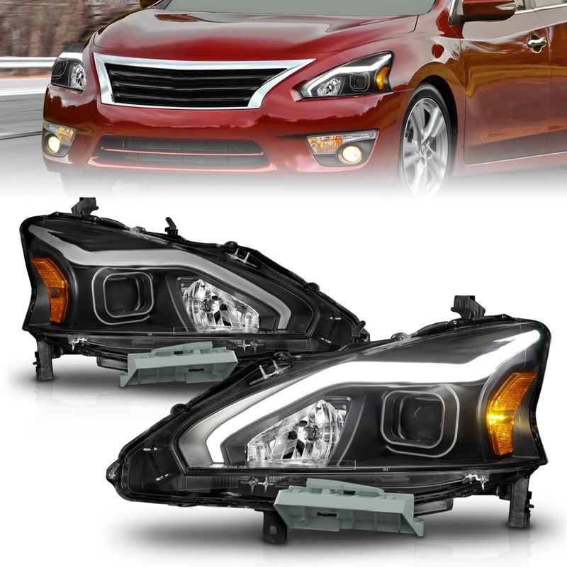 ANZO USA Projector Headlight for Nissan Altima 13-15 (121569)