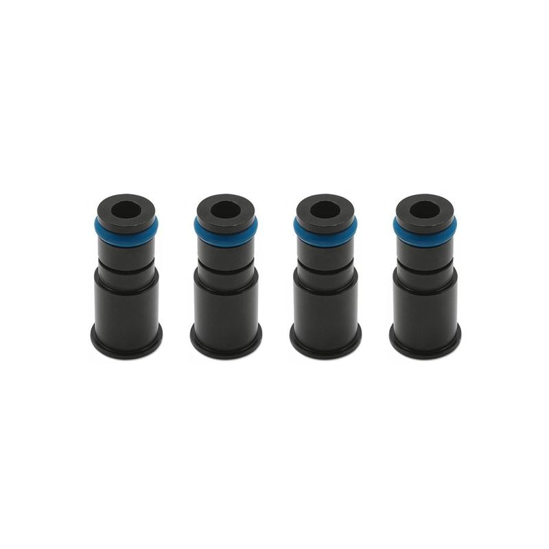 Blox Racing 11mm Adapter Top (1in) w/Viton O-Ring & Retaining Clip (Set of 4) (BXEF-AT-11L-4)