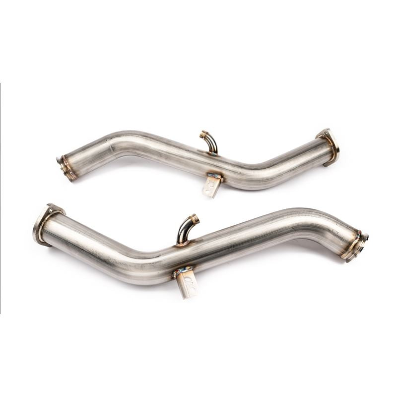 AMS Performance INFINITI Q50 Q60/ Nissan 400z VR30 Red ALPHA Full Downpipes (ALP.28.05.0002-1)