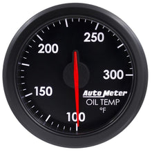 Load image into Gallery viewer, AutoMeter Airdrive 2-1/6in Oil Temp Gauge 100-300 Degrees F - Black (9140-T)