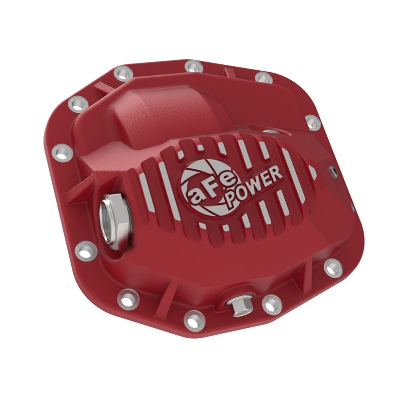 aFe Pro Series Front Differential Cover Red (Dana M186) (46-71010R)