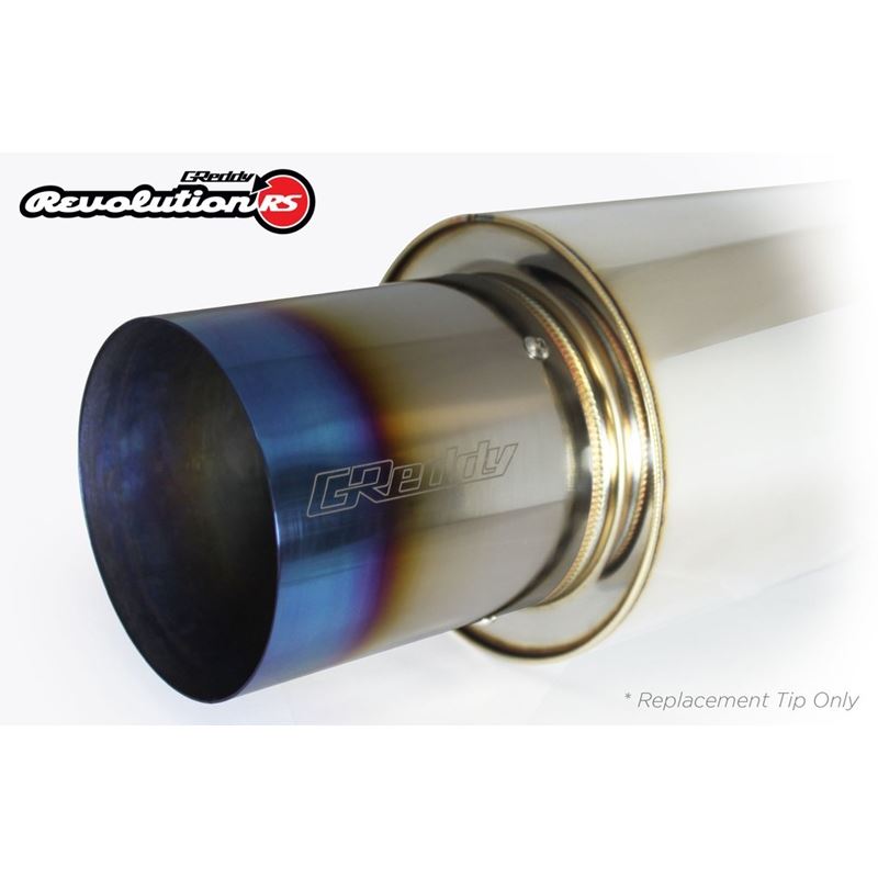 GReddy Optional Revolution RS Titanium Tip(s) 115mm Dia. x L 120mm, Std. (11002111)