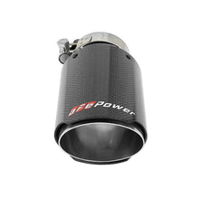 Load image into Gallery viewer, aFe MACH Force-Xp 304 Stainless Steel Clamp-on Exhaust Tip Carbon Fiber (49T25354-C07)