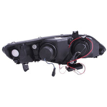 Load image into Gallery viewer, ANZO USA 2006-2011 Honda Civic Projector Headlights w/ Halo Black (CCFL) (121454)