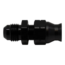 Load image into Gallery viewer, DeatschWerks 6AN Male Flare to 5/16in Hardline Compression Adapter - Anodized Matte Black(6-02-0108-B)