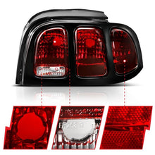 Load image into Gallery viewer, ANZO USA Tail Light Assembly, Dark Red Lens, OE Style, (321350)