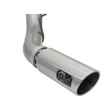 Load image into Gallery viewer, aFe Large Bore-HD 5 IN 409 Stainless Steel DPF-Back Exhaust System w/Polished Tip (49-43090-P)