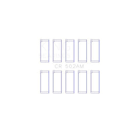 King Engine Bearings Connecting Rod Bearing Set for 1982-1985 Audi 5000 (CR 502AM)