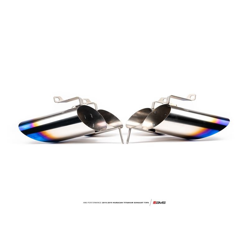 AMS Performance Titanium Exhaust Tips for Lamborghini Huracan 2015-2019 (ALP.22.05.0002-1)