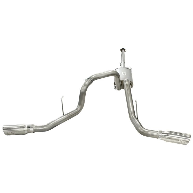 aFe MACH Force-Xp 3 IN 409 Stainless Steel Cat-Back Exhaust System w/Polished Tip (49-43056-P)