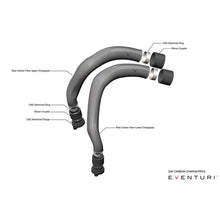 Load image into Gallery viewer, Eventuri BWW F8X M2C / M3 / M4 S55 Black Carbon Charge Pipes (EVE-S55-CF-CHG)