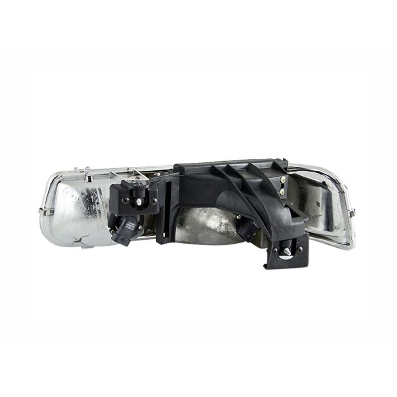 ANZO USA 1999-2002 Chevrolet Silverado 1500 Crystal Headlights Chrome (111011)