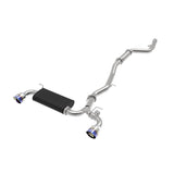 Takeda 3 IN to 2-1/2 IN 304 Stainless Steel Cat-Back Exhaust System w/Polish Tip (49-36043-L)