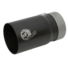 Load image into Gallery viewer, aFe MACH Force-Xp Stainless Steel Clamp-on Exhaust Tip Black Right Side Exit (49T35404-B07)