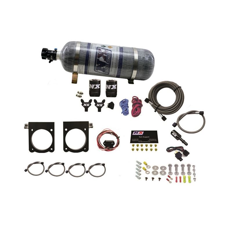 Nitrous Express 13-17 Dodge Viper (Gen-V) Nitrous Plate Kit (50-400HP) w/12lb Bottle (20970-12)