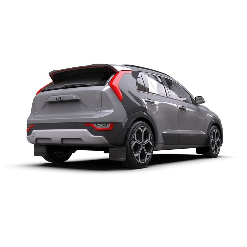 Rally Armor Black Mud Flap/Dark Grey Logo for 2023+ KIA Niro (MF21-UR-BLK-DGRY)