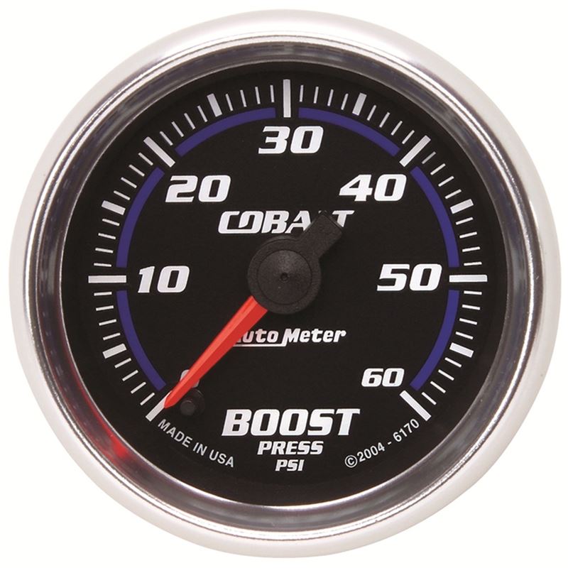 AutoMeter Cobalt 52mm 0-60 PSi Boost Gauge (6170)