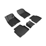 3D Maxpider KAGU Floor Mat, BLACK, 1ST ROW/2ND ROW (L1FR12301509)