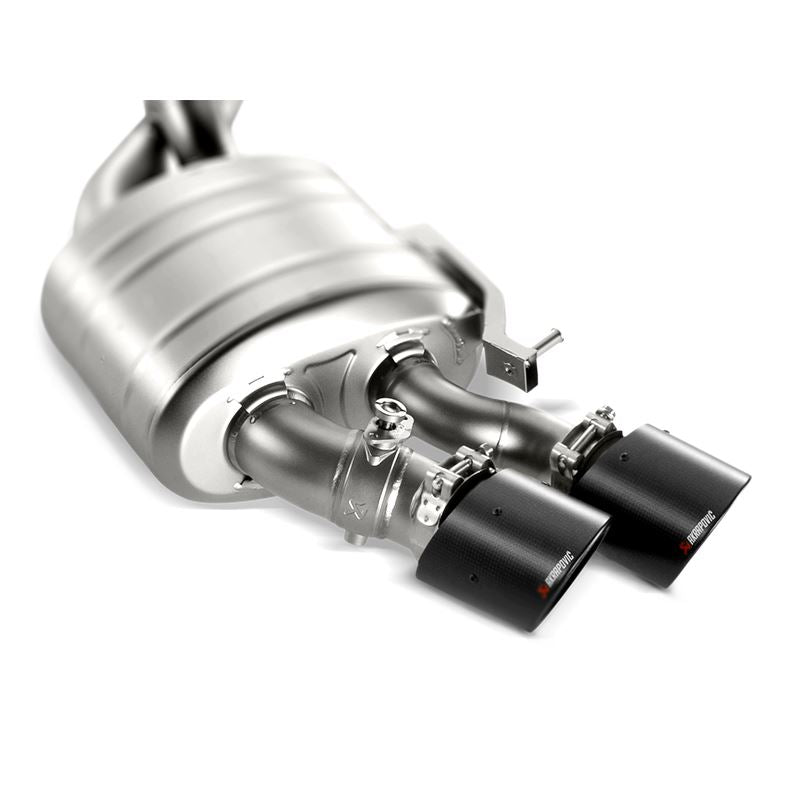 Akrapovic 13-17 Audi S6 Avant/Limousine (C7) Evolution Line Cat Back (Titanium) w/ Carbon Tips (S-AU/TI/6H)